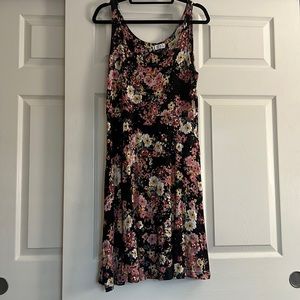 Floral knit dress